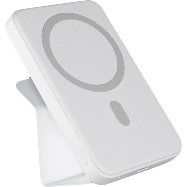 iWant Mag+ MagSafe powerbanka so stojanom 7000mAh biela - Powerbanky - Obrázok N4CK000K01
