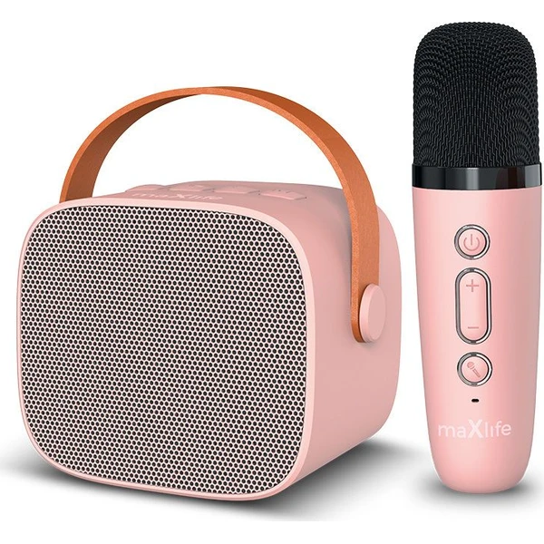 Maxlife MXKS-100 Bluetooth karaoke set ružový - Reproduktory - Hlavný obrázok