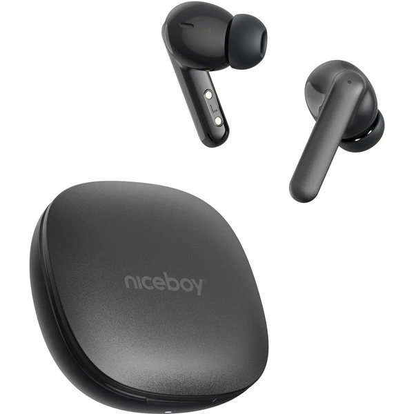 Niceboy Pins 4 PRO bezdrôtové slúchadlá čierna - Slúchadlá - Obrázok N4KF000O01