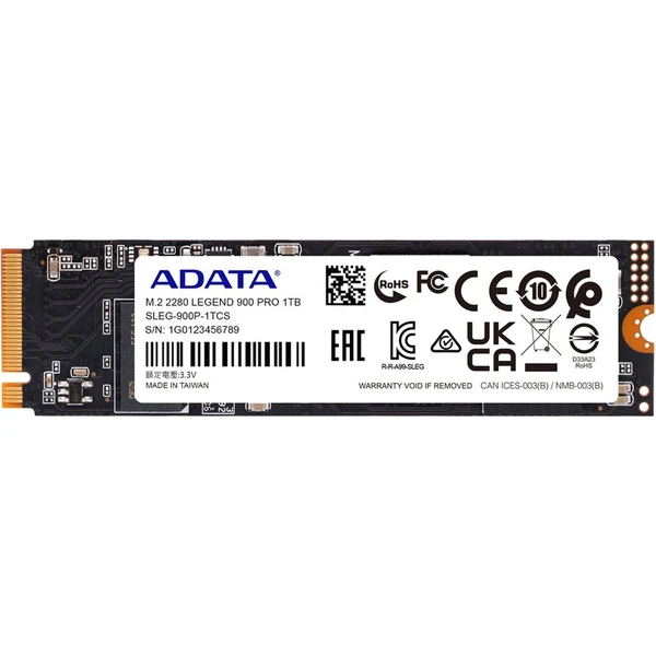 ADATA Legend 900 Pro M.2 NVMe SSD - 1TB - SSD - Obrázok N4KM000K01