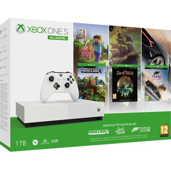 Xbox One S 1TB All-Digital (Kategória B) - Konzoly - Obrázok N4LF000K01