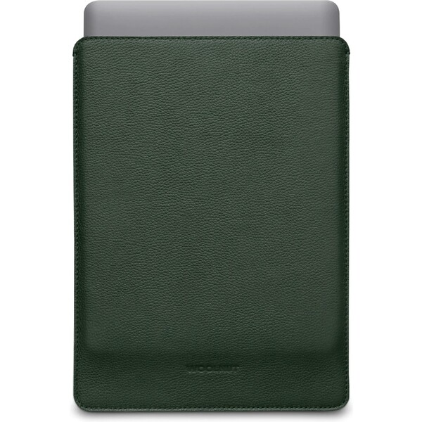 E-shop Woolnut kožené puzdro MacBook Pro 13"/MacBook Air 13" tmavozelené