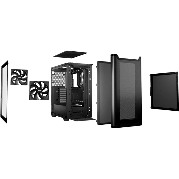 Be quiet! Pure Base 501 Airflow Window čierna - Počítačové skrine - Obrázok N4XA000J01