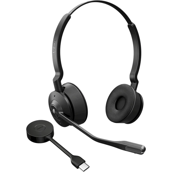 Jabra Engage 55 SE USB-C MS Stereo bezdrôtové slúchadlá čierna - Slúchadlá - Obrázok N50N000K01