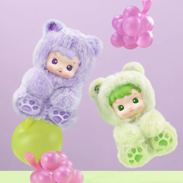 POP MART HACIPUPU Gummy Bear Series - Vinyl Plush Pendant Blind Box - Figúrky - Obrázok N51L000K01