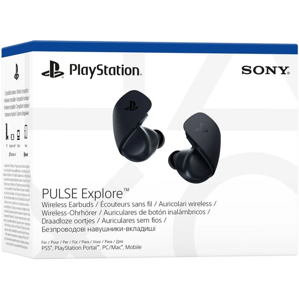 PlayStation Earbuds Pulse Explore bezdrôtové slúchadlá Midnight black - Slúchadlá - Obrázok N53D000L01
