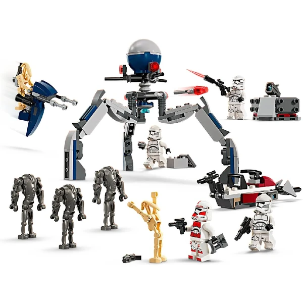 LEGO®Star Wars™ 75372 Bojový balíček klonového vojaka a Bojového droida - LEGO - Obrázok N5O4000J01