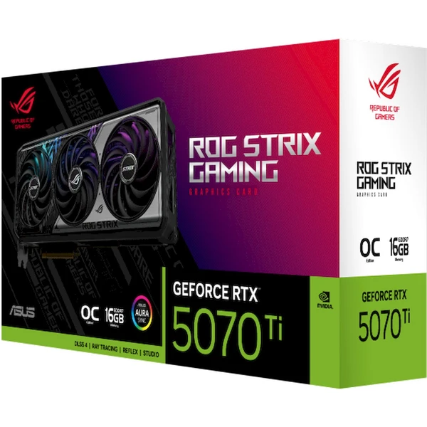 ASUS ROG Strix NVIDIA GeForce RTX 5070 Ti 16GB GDDR7 OC - Grafické karty - Obrázok N5RI000K01