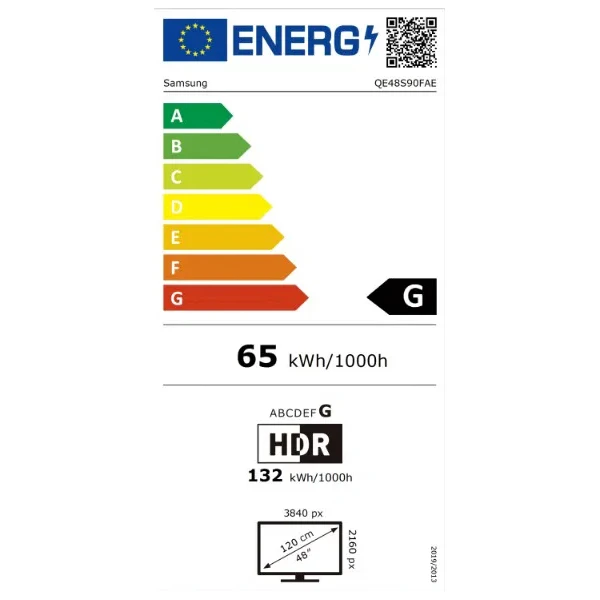 Samsung OLED smart TV QE48S90F 48" - Televízia - Obrázok N6BF000J01