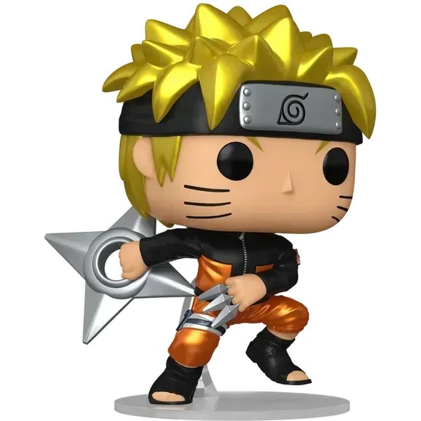 Funko POP! #1843 Animation: Naruto Shippuden - Naruto w/ Shuriken (Šanca na chase) (Metallic) - Funko POP! - Obrázok N6DE000L01