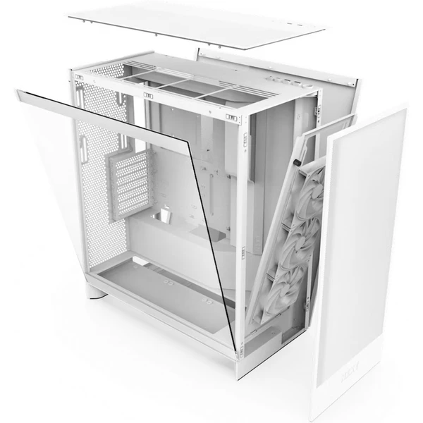 NZXT H7 Flow biela - Počítačové skrine - Obrázok N6EA000N01