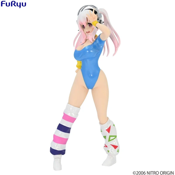 Soška Fury Super Sonico - Super Sonico Concept Outfit 80's (Blue Version) 18 cm - Sochy a sošky - Obrázok N6IA000P01