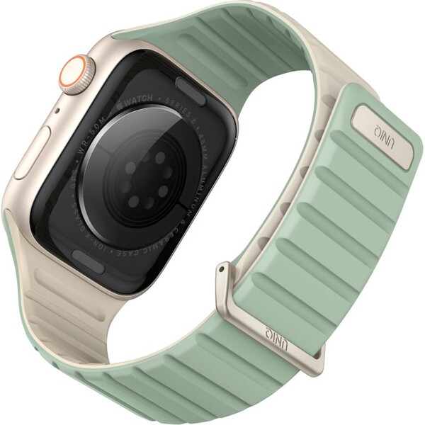 E-shop UNIQ Revix Evo obojstranný remienok Apple Watch 42/41/40/38mm (mentolový/béžový)