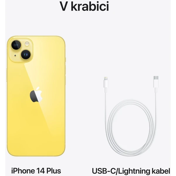 Apple iPhone 14 Plus 256GB žltý - Mobilné telefóny - Obrázok N6RL100501