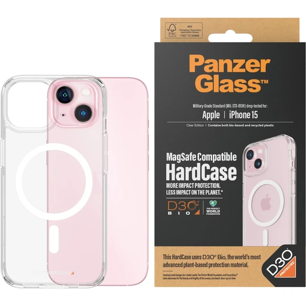 PanzerGlass HardCase MagSafe D30 Apple iPhone 15 - Puzdra - Obrázok N6TS100501