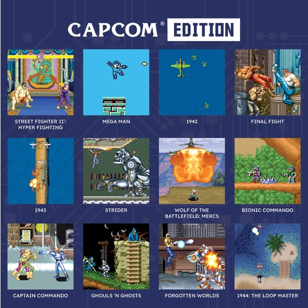 Super Pocket retro herná konzola Capcom Edition - Konzoly - Obrázok N6Z4000701