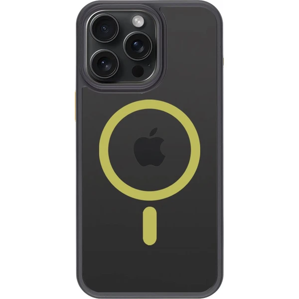 Tactical MagForce Hyperstealth 2.0 kryt iPhone 15 Pro Max Black/Yellow - Puzdra - Obrázok N755000P01
