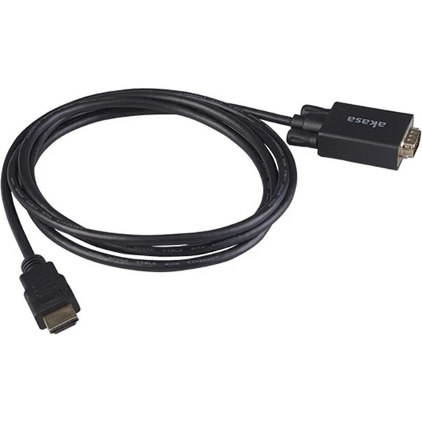 Akasa HDMI/VGA kábel 2m čierny - Káble a redukcie - Obrázok N75X600301