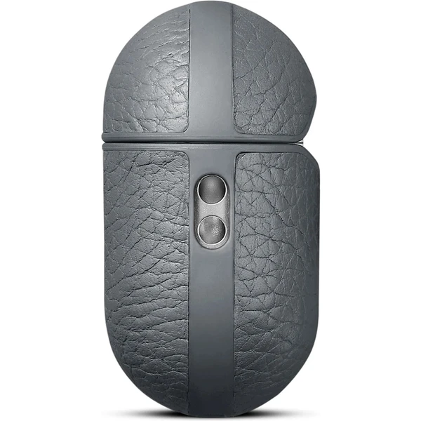 Woolnut Leather kožené puzdro pre AirPods Pro 2. generácia sivé - Puzdra - Obrázok N7KR100501