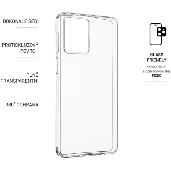 FIXED TPU kryt Motorola Moto G54 5G/G54 Power Edition číry - Puzdra - Obrázok N7M0000J01