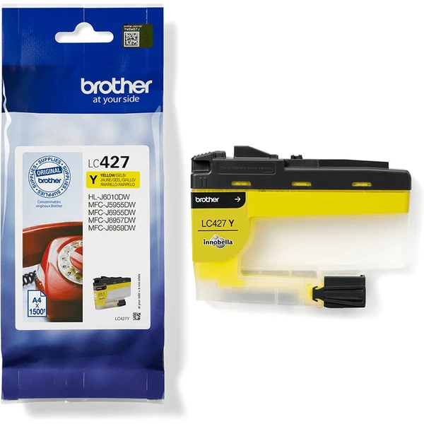 Brother LC427Y atrament žltý - Tonery - Obrázok N85E000O01