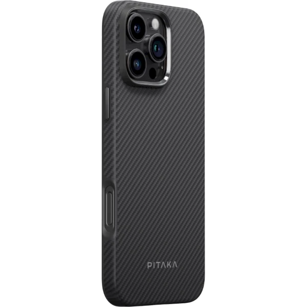 Pitaka Military-Grade Protective MagSafe kryt iPhone 16 Pro Black/Grey Twill - Puzdra - Hlavný obrázok