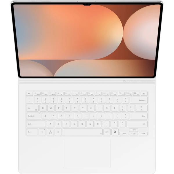 Samsung Cover Keyboard púzdro s klávesnicou Galaxy Tab S10 Ultra/S9 Ultra biele - Puzdra s klávesnicou - Obrázok N8N9000N01