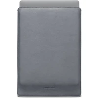 Woolnut kožené Sleeve púzdro pre 15" MacBook Air šedé - Puzdra