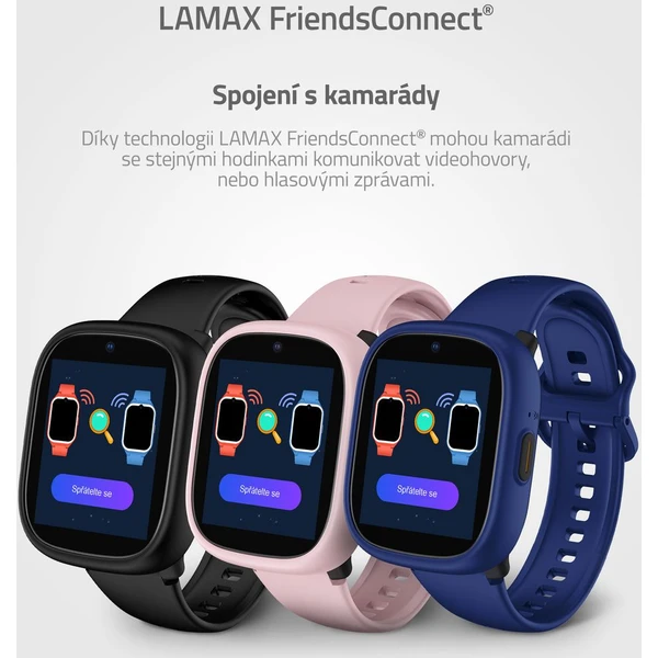 LAMAX WatchY4 Plus detské hodinky čierne - Inteligentné hodinky - Obrázok N929000P01