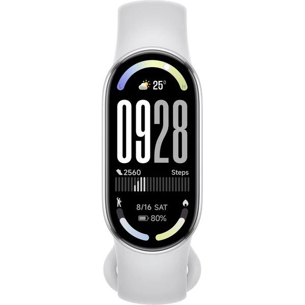 Xiaomi Smart Band 10 strieborný - Fitness náramky - Obrázok N92G000O01