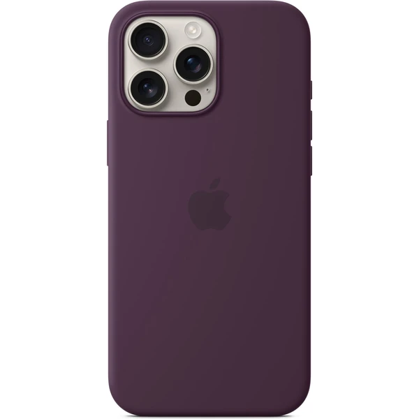 Apple silikónový kryt s MagSafe na iPhone 16 Pro Max slivkový - Puzdra - Obrázok N959000L01