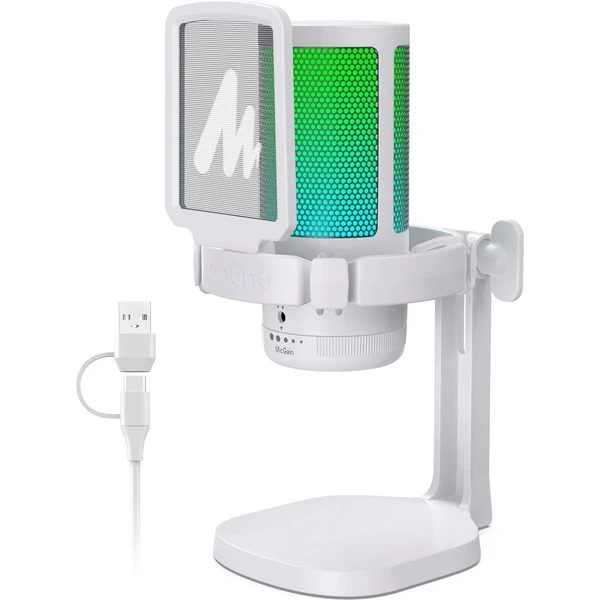 Maono DGM20 mikrofón biela - Mikrofóny - Obrázok N95B000O01