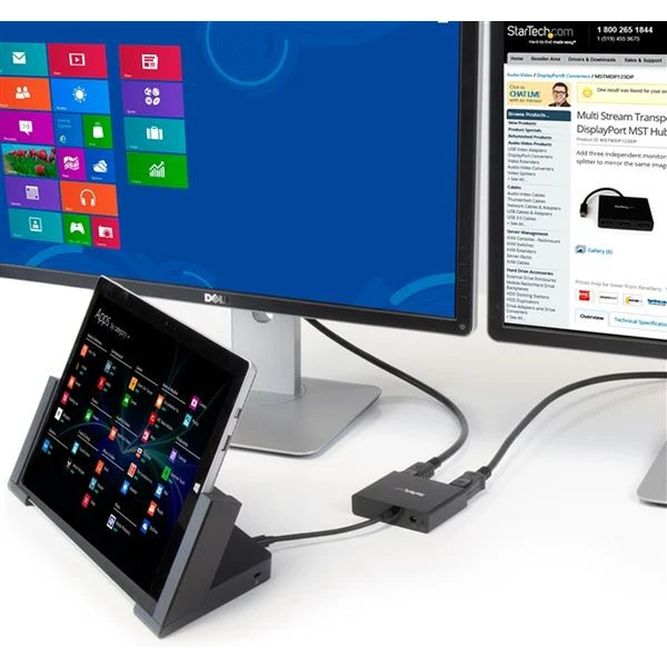 PremiumCord DisplayPort/2x DisplayPort redukcia 0,2m čierna - Káble a redukcie - Obrázok N9H0000401