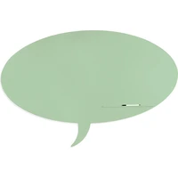 Rocada Skin Shape Talk 6440-6019 magnetická tabuľa pastelová zelená RAL 6019 - Magnetické tabule