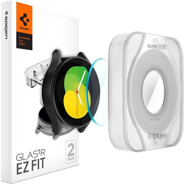 Spigen Glass EZ Fit 2 Pack ochranné sklo pre Samsung Galaxy Watch5/Watch4 44mm