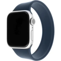 FIXED prevliekací silikónový remienok Apple Watch 38/40/41mm S modrý - Remienky
