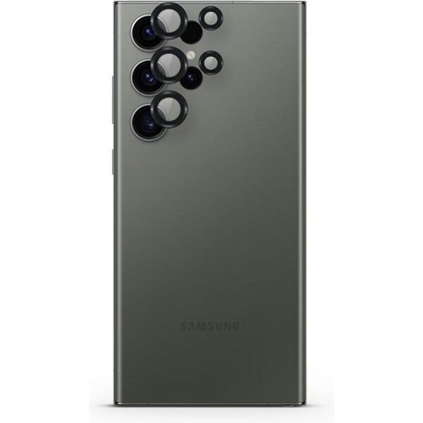 Epico hliníkové ochranné sklo na šošovky fotoaparátu pre Samsung Galaxy S25 Ultra 5G čierne
