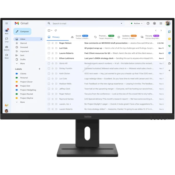 Lenovo ThinkVision E27-40 monitor 27" - Monitory - Hlavný obrázok