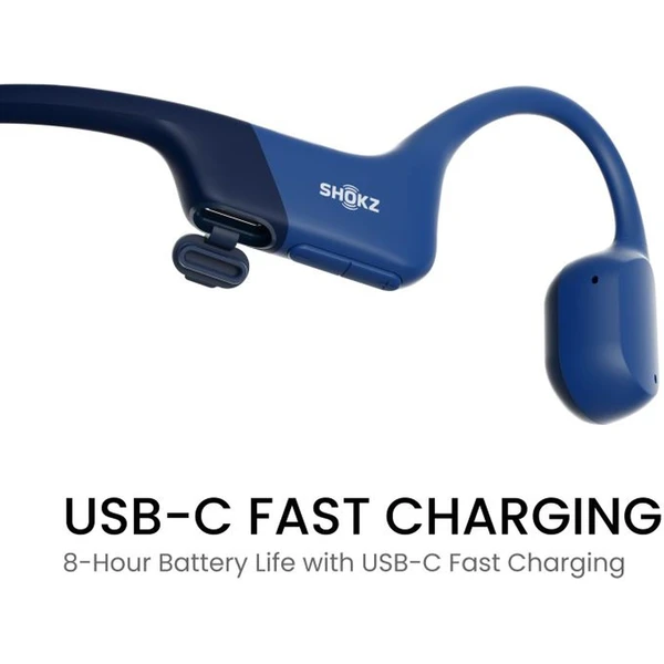 Shokz OpenRun (USB-C) bezdrôtové slúchadlá modrá - Slúchadlá - Obrázok N9TA000N01
