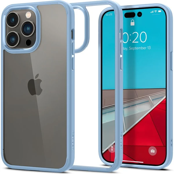 Spigen Crystal Hybrid kryt iPhone 14 Pre sierra blue - Puzdra - Hlavný obrázok
