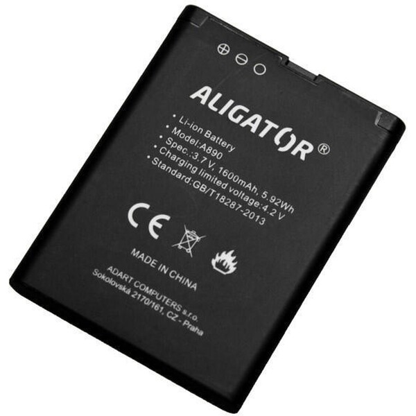 E-shop Originálna batéria pre Aligator A890/A900, 1600 mAh