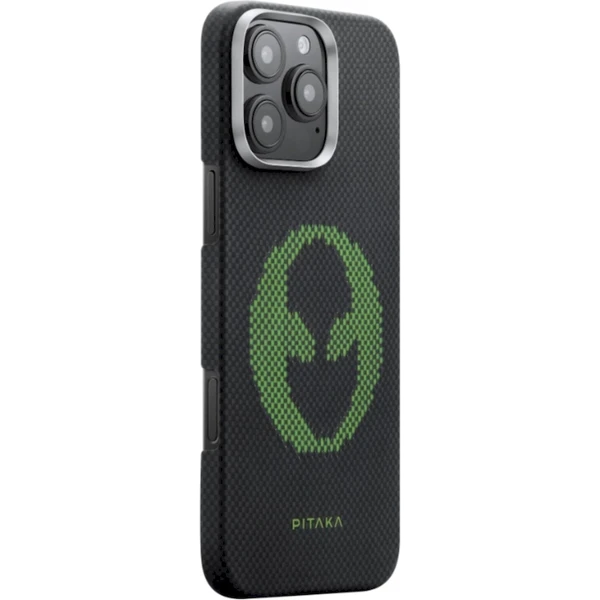 Pitaka x Aries Tactile Woven Case kryt iPhone 16 Pro Alien - Puzdra - Hlavný obrázok