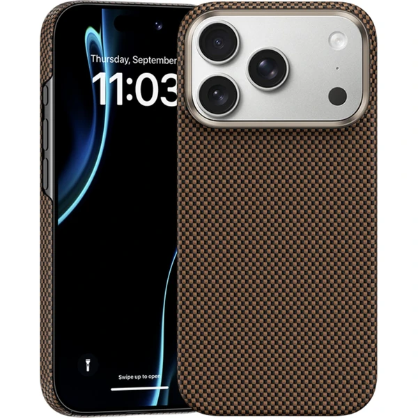 Benks ArmorTint Kevlar MagSafe kryt iPhone 17 Pro DawnLight Gold - Puzdra - Obrázok NACK000K01