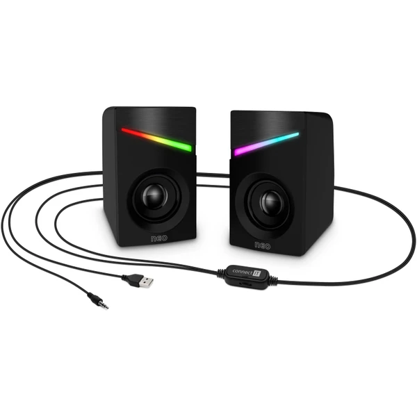 CONNECT IT NEO PC reproduktory čierne - Reproduktory - Obrázok NAN0000P01