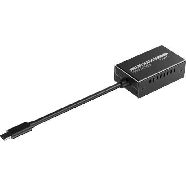 PremiumCord USB-C na HDMI extender cez patch kábel Cat5e/6/6a 4K@60Hz na 60m - Ostatné - Obrázok NAPF000K01