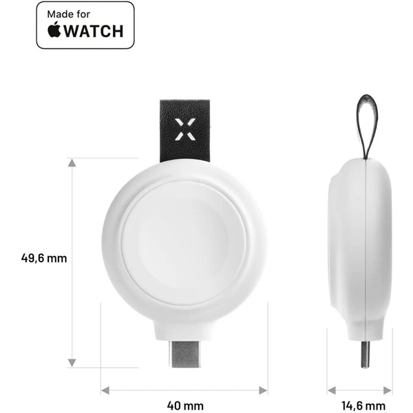 FIXED Orb magnetický nabíjací adaptér pre Apple Watch s podporou rýchlonabíjania, MFI certifikácia b - Nabíjačky - Obrázok NAV4000601