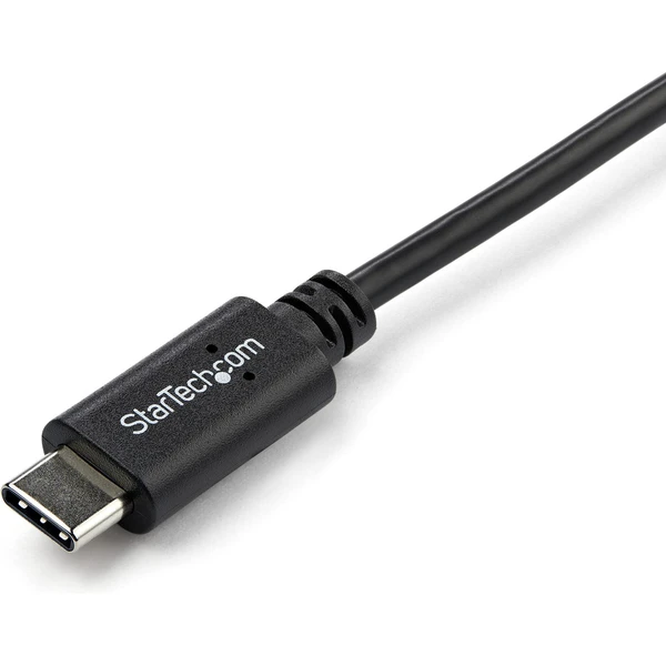Startech USB-C/USB-C napájací kábel 60W 1m čierny - Káble a redukcie - Obrázok NAYQ600301