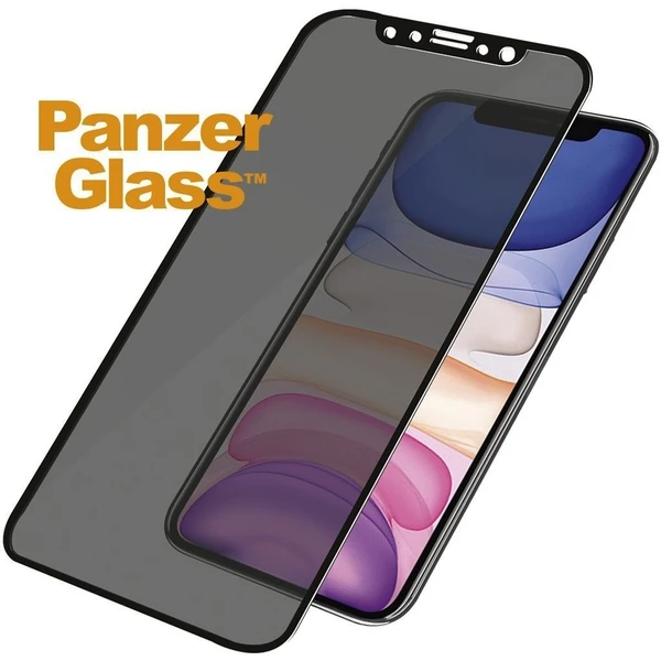 PanzerGlass Edge-to-Edge Privacy Apple iPhone Xr/11 čierne - Ochranné fólie a sklo - Obrázok NBAT000301