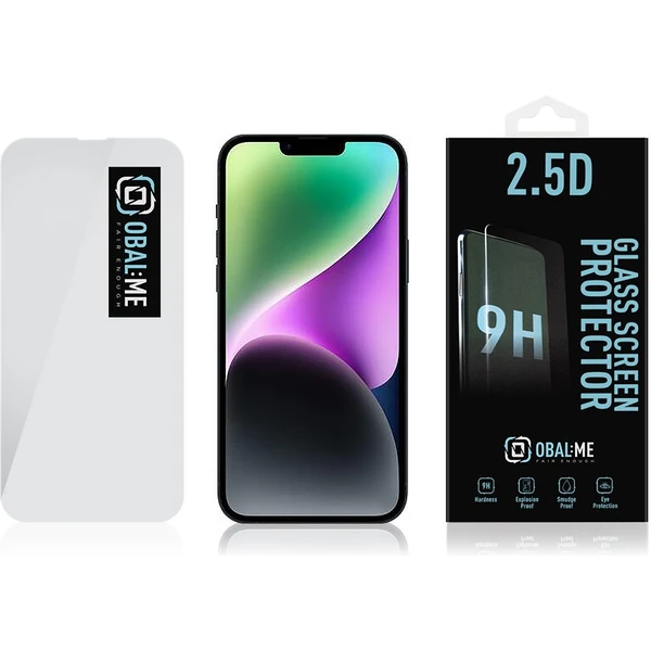 Obal:Me 2.5D tvrdené sklo Apple iPhone 13 Pre Max/14 Plus číre - Ochranné fólie a sklo - Obrázok NBK6000701