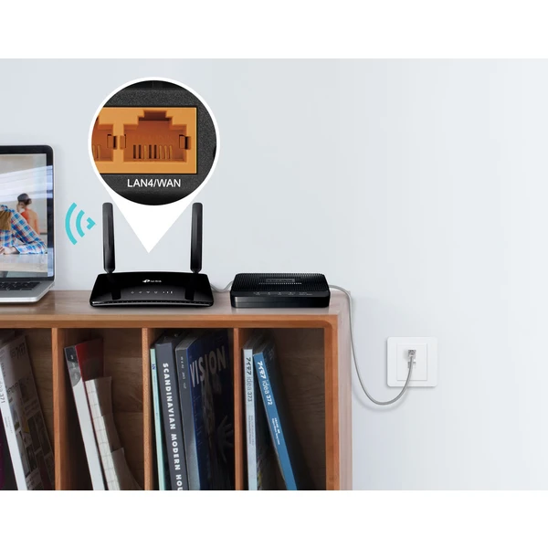 TP-Link Archer MR400 Wi-Fi 5 router čierny - Wi-Fi routery - Obrázok NBQFF00101